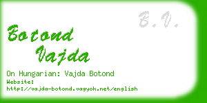 botond vajda business card